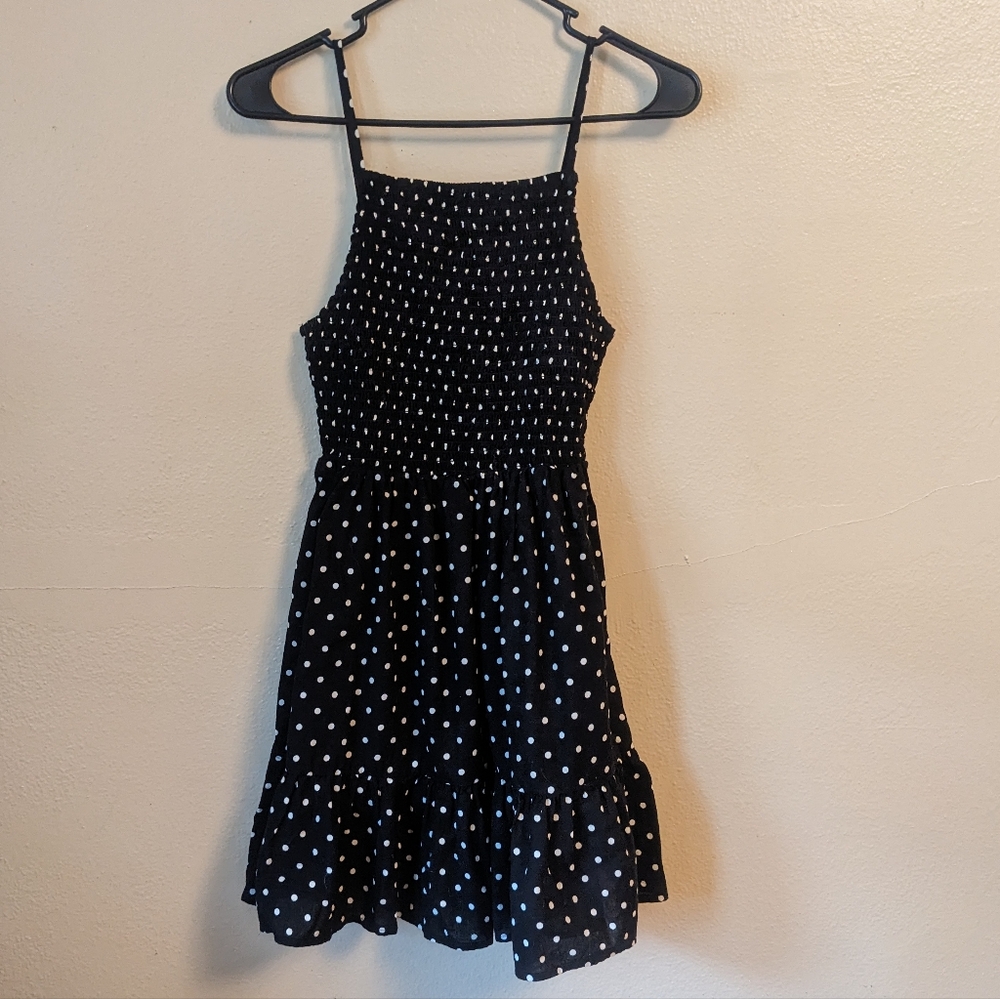 ASOS Dress - Black with White Dots
